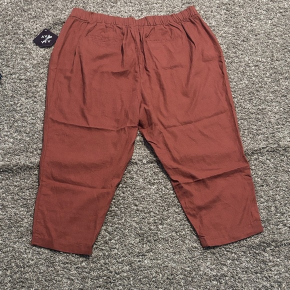 PLUS SIZE Ava & Viv  Brick Chinos Pants - Picture 8 of 9